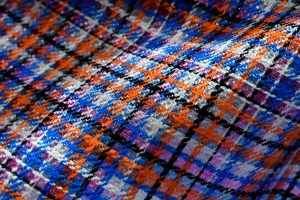 A cotton-polyester checked woven by Bonotto.