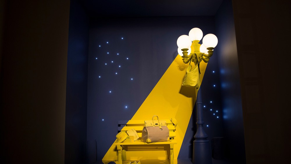 The Hermes DWNTWNMEN exhibit.