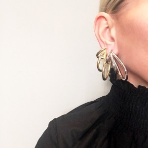 Looks from Jennifer Fisher's new collection presented on Instagram.