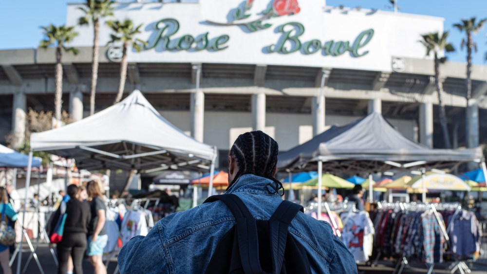 “Every time you’re here, it feels like you’re walking through history,” Lorenzo said of the Rose Bowl Flea Market in Pasadena, Calif.