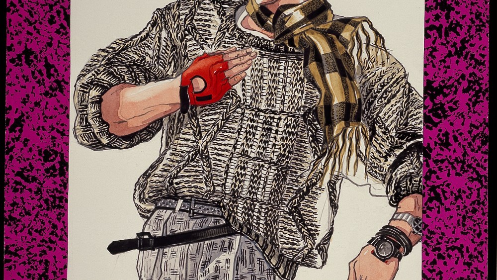 Antonio Lopez missoni drawing