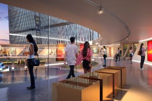 Renderings of future malls in Mexico.