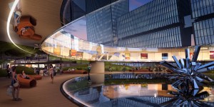 Renderings of future malls in Mexico.