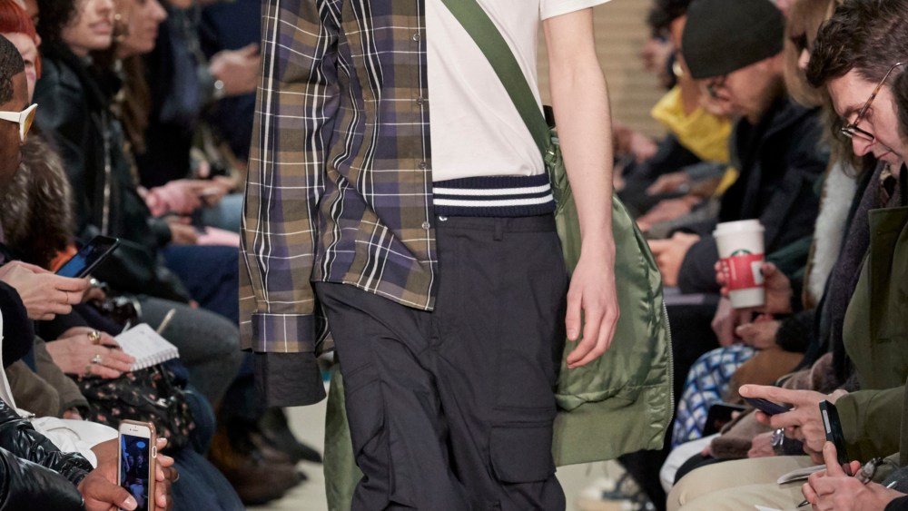 The hats were featured on the Public School runway for fall.