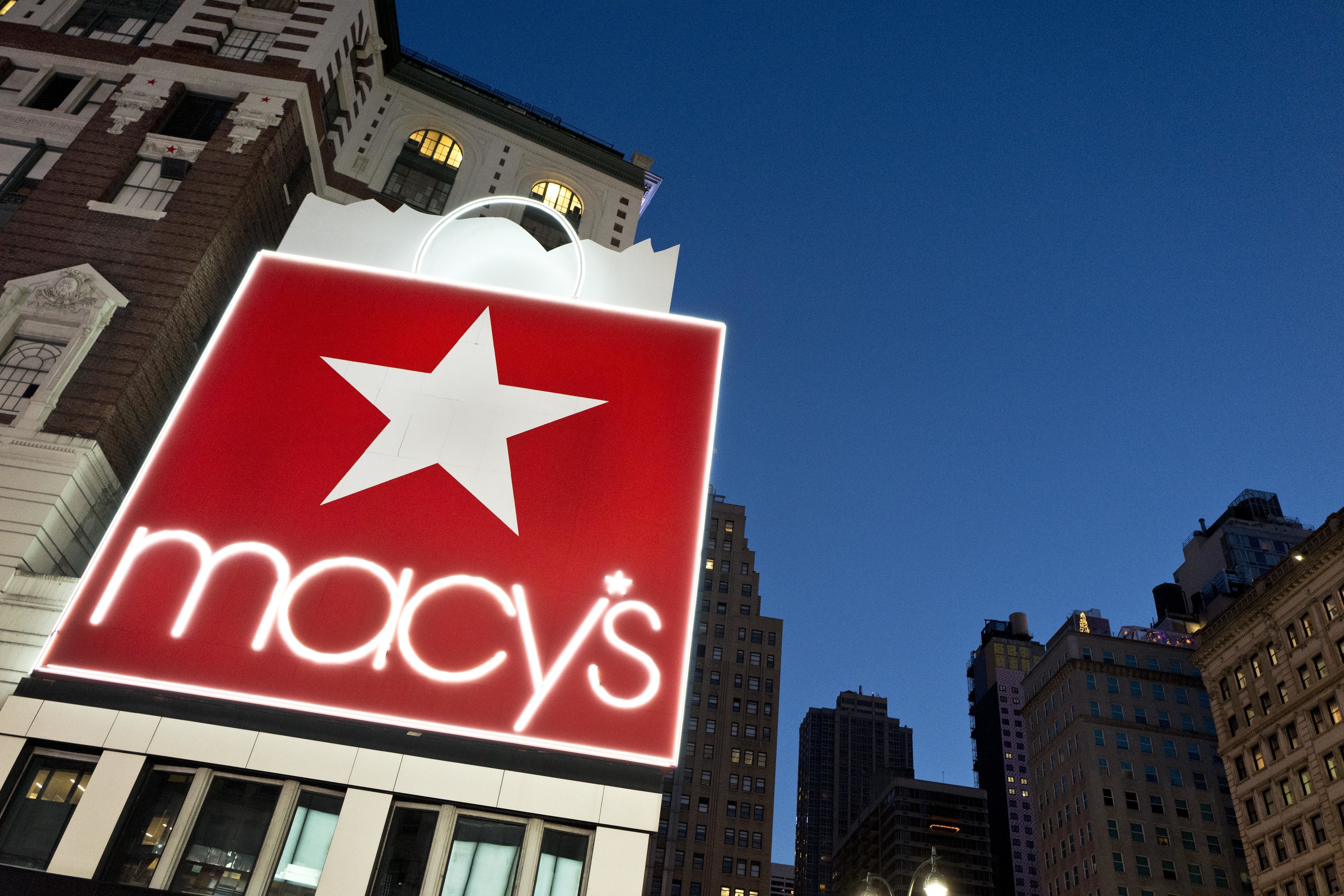 Copyright 2017 The Associated Press. All rights reserved. This material may not be published, broadcast, rewritten or redistributed without permission.Mandatory Credit: Photo by Mark Lennihan/AP/REX/Shutterstock (7734407a)Macy's flagship store is shown in New YorkMacys, NEW YORK, USA - 05 Jan 2017