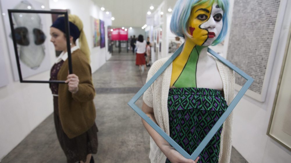 March is art month in Hong Kong.
