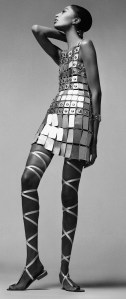 Donyale Luna, dress by Paco Rabanne, New York, December 6, 1966