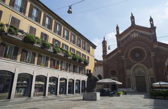 The Brera district in Milan