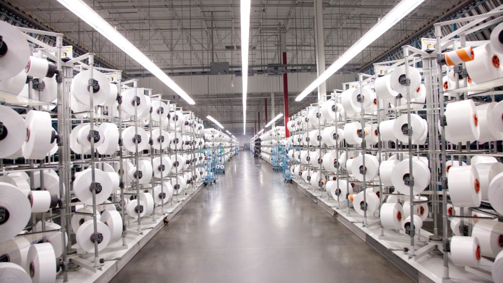 Repreve multifilament polyester yarn.