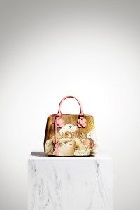 A look from  Louis Vuitton collaboration with Jeff Koons.
