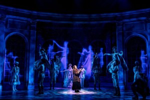 Christy Altomare with the cast of Anastasia.