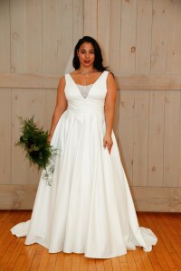 A look from David’s Bridal