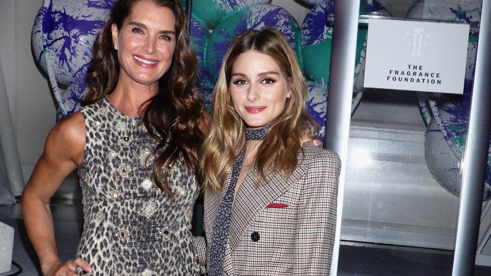 Brooke Shields and Olivia Palermo The Fragrance Foundation Awards Finalist's luncheon