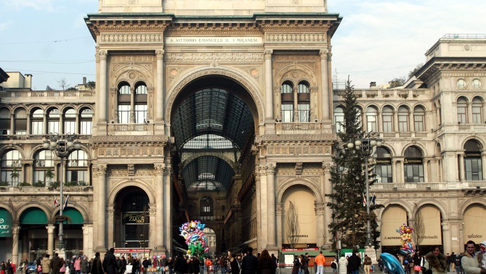 Galleria Vittorio Emanuele II in Milan, Italy.