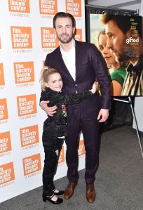 Mckenna Grace and Chris Evans'Gifted' film screening, New York, USA - 06 Apr 2017