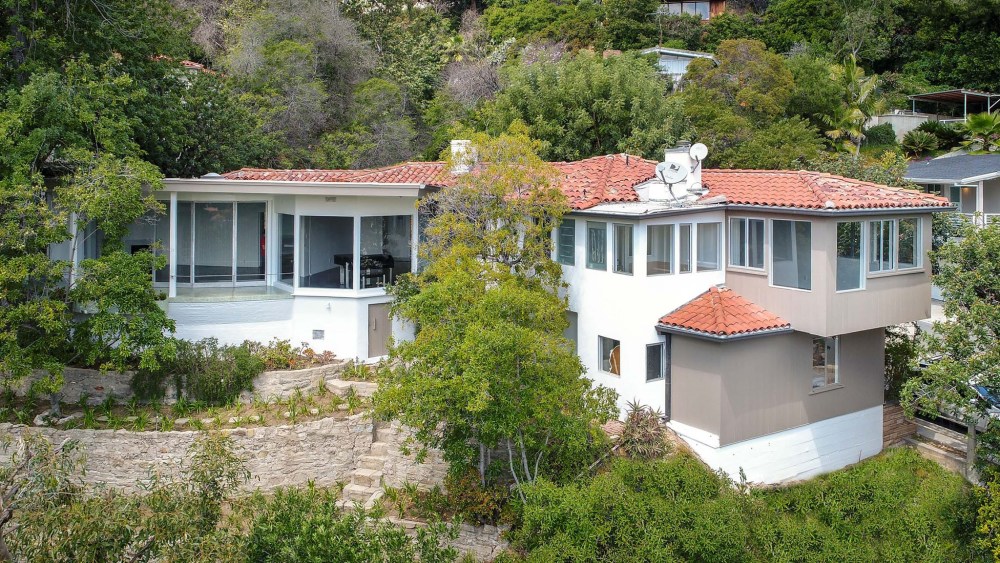 Moschino’s creative director has put a three-bedroom property in the celebrity-packed Outpost Estates neighborhood in the foothills above Hollywood on the market, asking $1.875 million.