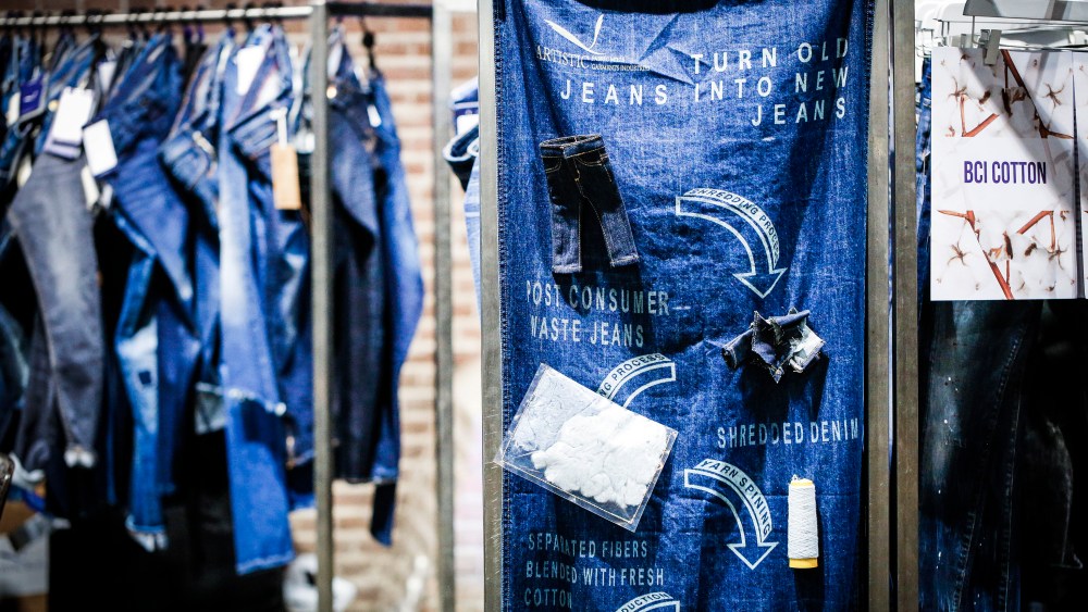 The scene at the Kingpins Amsterdam denim fair.