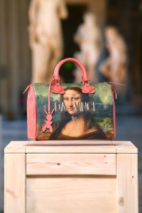 A look from  Louis Vuitton collaboration with Jeff Koons.
