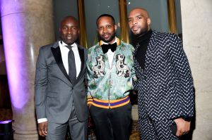 Mangue Banzima, Chris Chambers, Antoine PhillipsNew Museum Annual Spring Gala, Cipriani Wall St, New York, USA - 04 Apr 2017