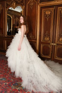 Backstage at Oscar de la Renta Bridal Spring 2018