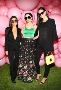 Kourtney Kardashian, Stacey Bendet and Allie Rizzoalice + olivia by Stacey Bendet 'Eyewear is Art' Launch, Los Angeles, USA - 12 Apr 2017
