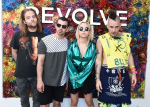 Jack Lawless, Joe Jonas, JinJoo Lee, Cole Whittle, DNCEREVOLVE festival - Day 2, Coachella Valley Music and Arts Festival, Palm Springs, USA - 16 Apr 2017