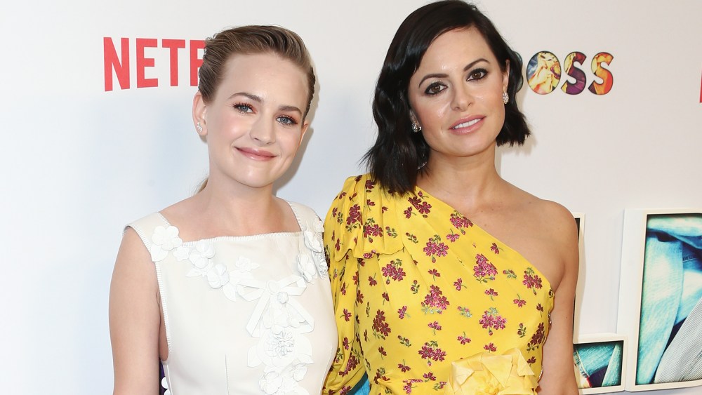 Britt Robertson and Sophia Amoruso at the "Girlboss" TV show premiere