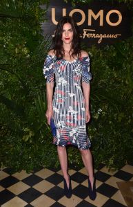 Hilary RhodaUOMO Salvatore Ferragamo Fragrance Event, Arrivals, New York, USA - 26 Apr 2017