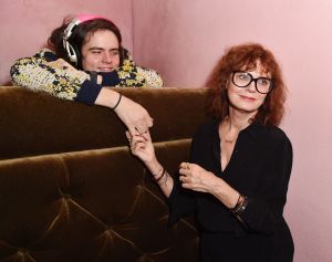 Miles Robbins, Susan SarandonUOMO Salvatore Ferragamo Fragrance Event, Inside, New York, USA - 26 Apr 2017