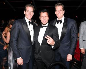 Cameron Winklevoss, Ricky Martin, Tyler WinklevossMOCA Gala Honoring Jeff Koons, Los Angeles, USA - 29 Apr 2017