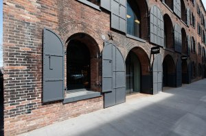 The boutique is part of Empire Stores, which is housed in a Civil War-era warehouse space near the Brooklyn Bridge.