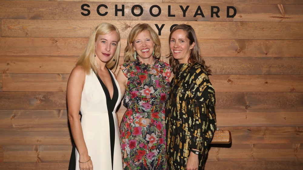 Tamyka Smith, Lela Rose, Christine Muhlke==Edible Schoolyard NYC 2017 Spring Benefit==Metropolitan West, NYC==April 24, 2017==©Patrick McMullan==Photo - Sylvain Gaboury/PMC====