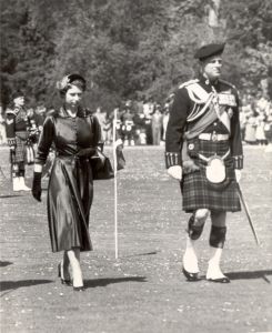 Queen Elizabeth II & Prince Philip in 1955