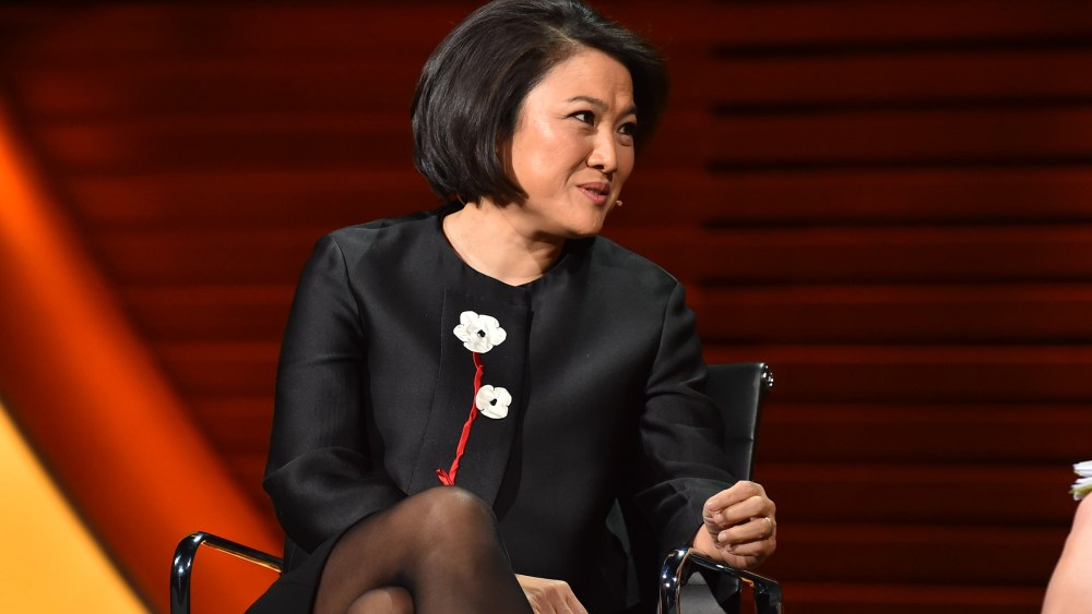 Zhang Xin, Co-founder and CEO, SOHO China on 'The Woman Who Built Beijing' at The 2017 Women In The World Summit in New York City; 4/6/2017