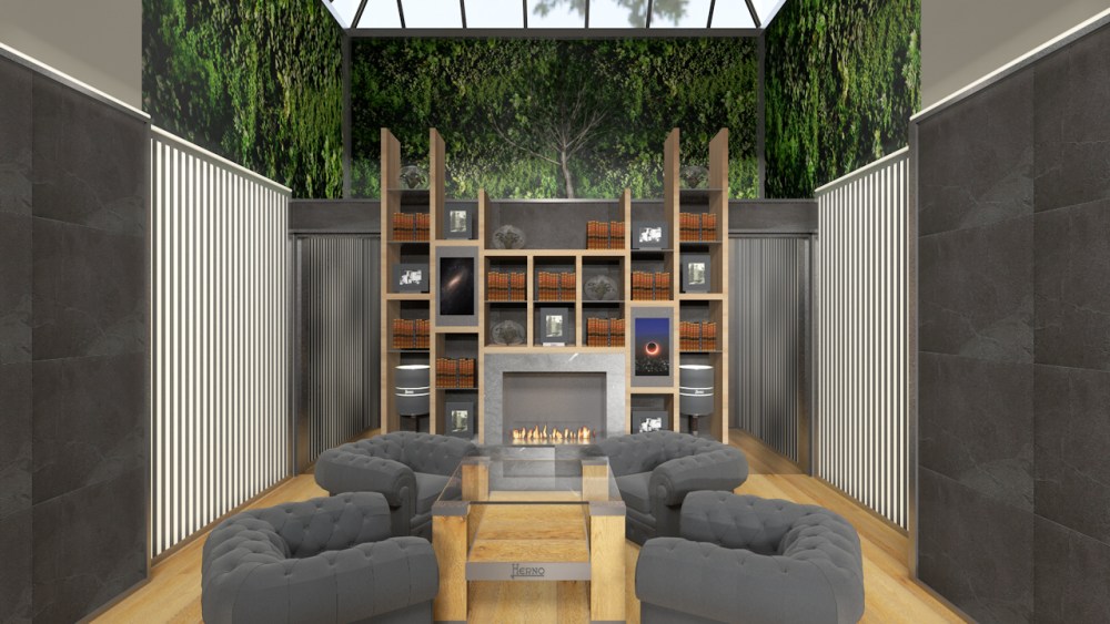 A rendering of the new store.