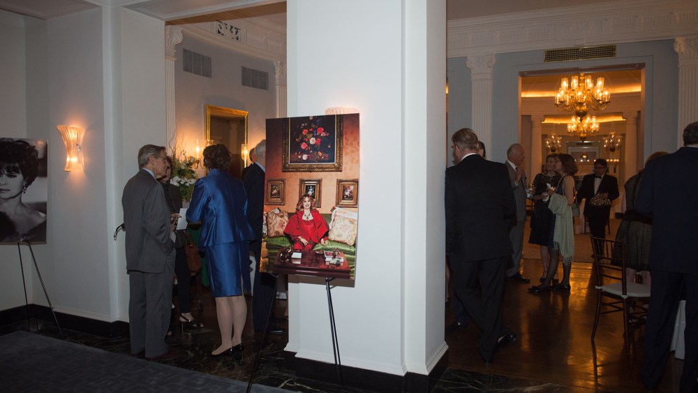 The atmosphere at the memorial.