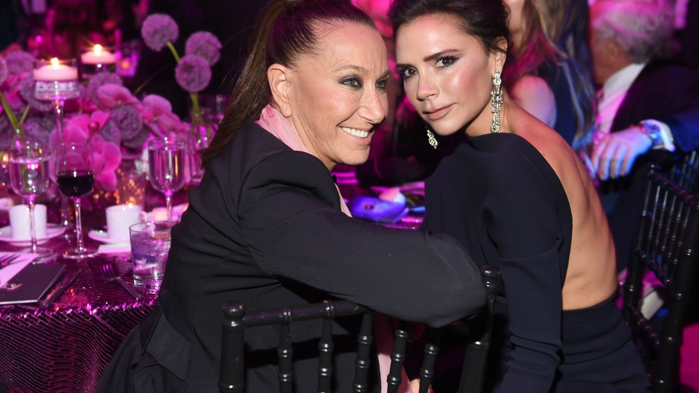 Donna Karan and Victoria Beckham