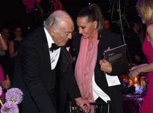 Leonard Lauder and Donna Karan