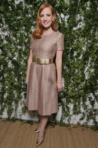 Jessica Chastain at the Vanity Fair France and Chanel Dinner in Cannes