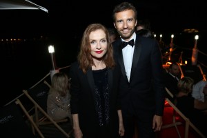 Isabelle Huppert at the L'Oral Paris party during the 70th Cannes Film Festival.