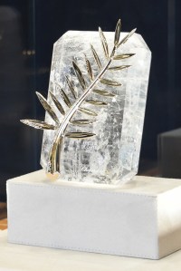 The 2017 Palme d'Or trophy in sustainable Fairmined gold and set with diamonds sourced from Responsible Jewellery Council certified suppliers.