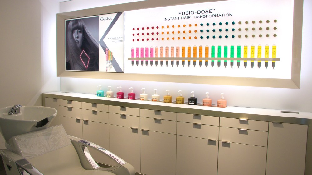 The Kèrastase Institute at Samuel Shriqui is a treatment-oriented micro salon.