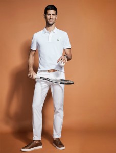 Lacoste's Novak Djokovic collection.