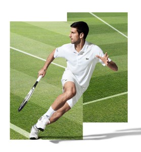 Lacoste's Novak Djokovic collection.