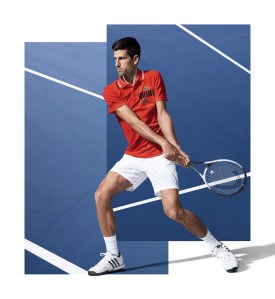 Lacoste's Novak Djokovic collection.