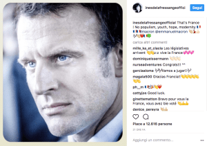 Ines de la Fressange Macron Instagram