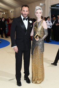 Met Gala 2017 Tom Ford and Andrea Riseborough