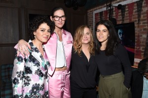 Alia Shawkat, Lyons, Amy Poehler and Abbi Jacobson'Paint it Black' film screening, After Party, New York, USA - 15 May 2017