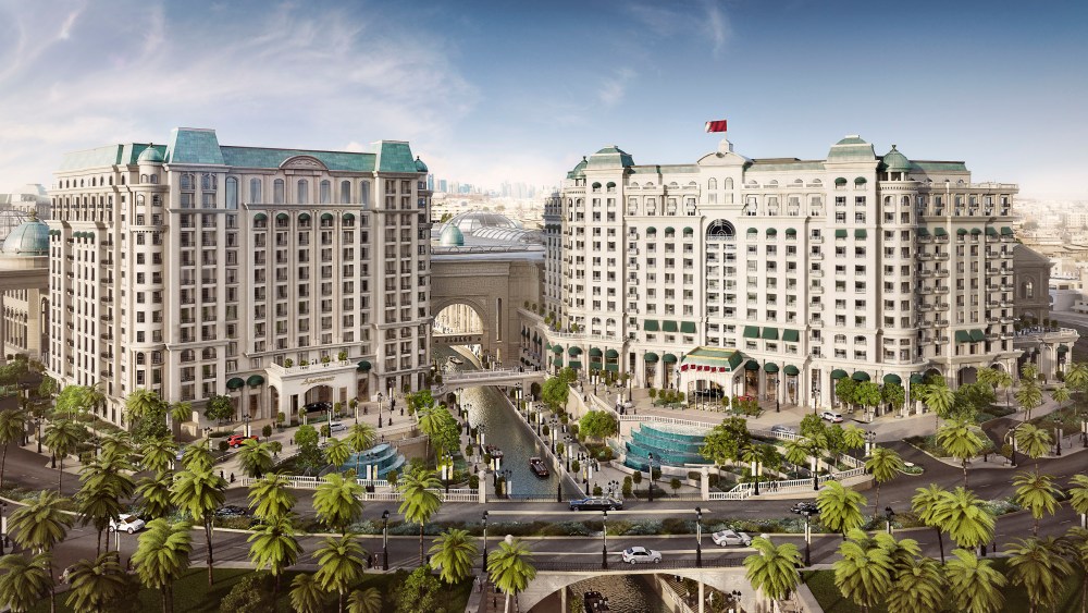 A rendering of the Place Vendôme Doha.