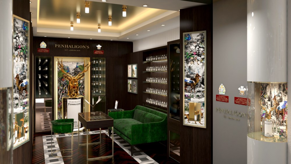 Penhaligon's space Harrods